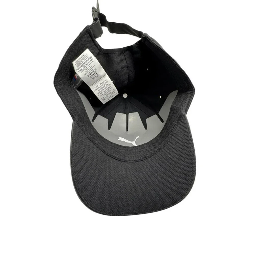 BMW M Motorsport Mens 50 Anniversary Cap Black Puma Baseball heritage Hat NWT